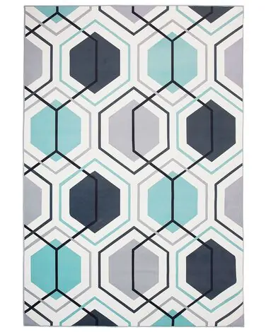 Alfombra GIRESUN Multicolor 160 x 230 cm - Accesorios decorativos