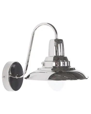 Wall Lamp LUZA Silver Metal - Home Accessories