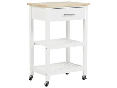 Carrito de cocina HIUMA Madera Blanco - Comedor
