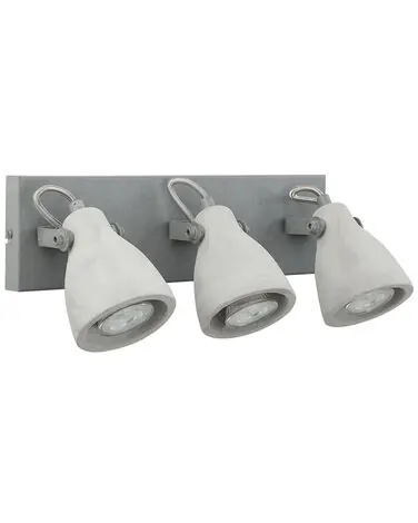 3 Light Spotlight MISTAGO Grey Concrete Adjustable - Home Accessories