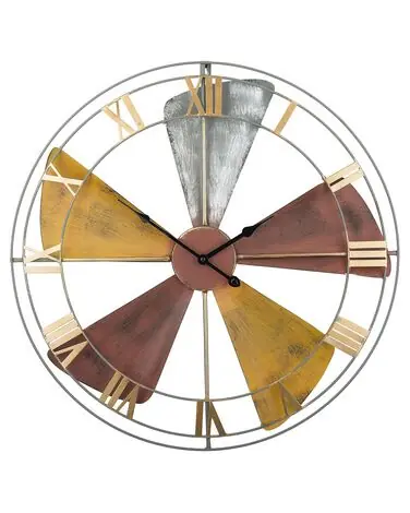 Wall Clock WIKON 60 cm Metal Multicolour - Home Accessories