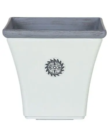 Plant Pot ELATEIA 32 cm White - Garden & Balcony