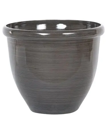 Plant Pot TESALIA 44 cm Brown - Garden & Balcony