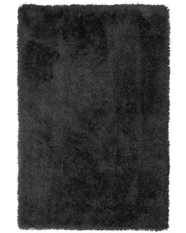 Alfombra de pelo largo CIDE Negro 200 x 300 cm - Accesorios decorativos