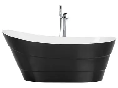 Bañera independiente BUENAVISTA 170 x 73 cm Negro - Baño