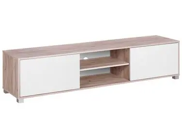 TV Stand LINCOLN Brown/ White - Living Room