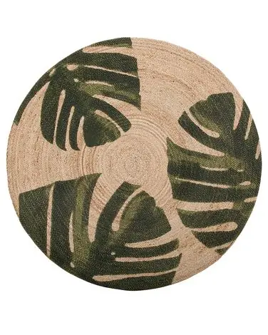 Alfombra INCIK Beige ø 140 cm Yute - Accesorios decorativos