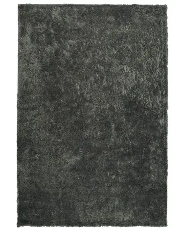 Alfombra de pelo largo EVREN Gris oscuro 200 x 300 cm - Accesorios decorativos