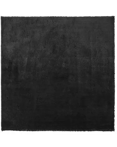Alfombra de pelo largo EVREN Negro 200 x 200 cm - Accesorios decorativos