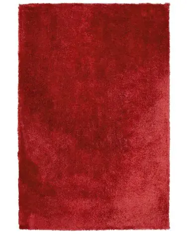 Alfombra de pelo largo EVREN Rojo 200 x 300 cm - Accesorios decorativos