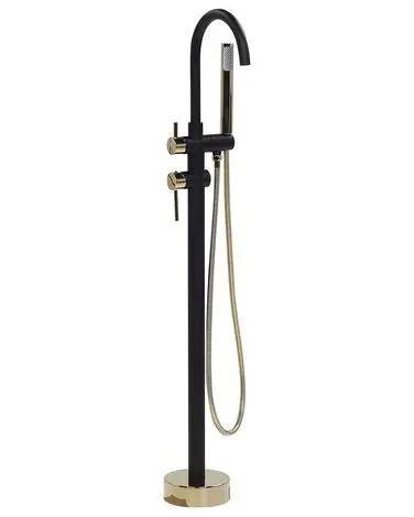 Grifo para bañera independiente TUGELA Negro/Dorado - Baño