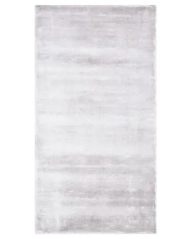 Alfombra GESI II Gris claro 80 x 150 cm Viscosa - Accesorios decorativos