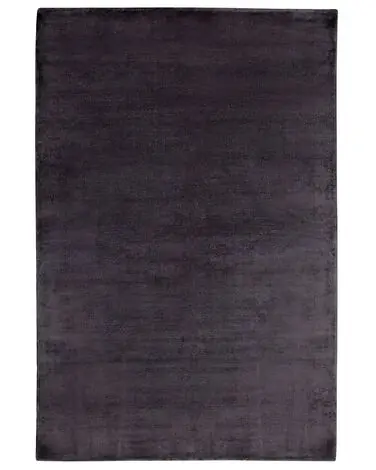 Alfombra GESI II Gris oscuro 160 x 230 cm Viscosa - Accesorios decorativos