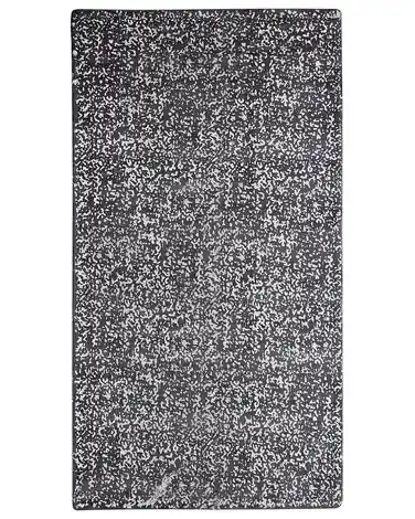 Alfombra ESEL Plateado 80 x 150 cm Viscosa - Accesorios decorativos