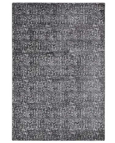 Alfombra ESEL Plateado 140 x 200 cm Viscosa - Accesorios decorativos