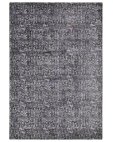 Alfombra ESEL Plateado 160 x 230 cm Viscosa - Accesorios decorativos