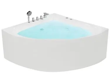 Bañera de hidromasaje esquinera ISLITA 187 x 133 cm Blanco - Baño