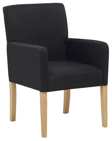 Silla de comedor ROCKEFELLER Tela Negro