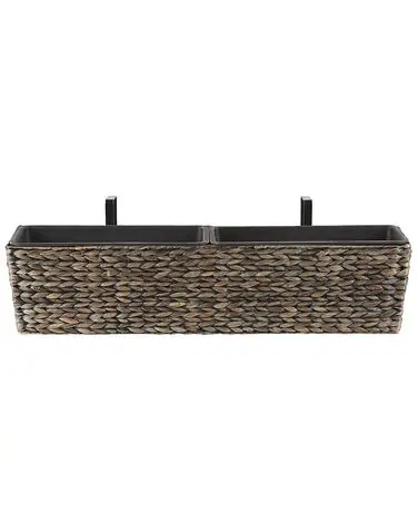 Plant Pot KAWALA 80 cm Brown - Garden & Balcony