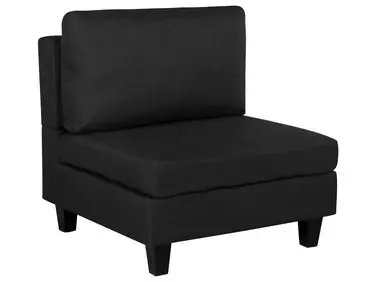 1-Seat Section FEVIK Black Fabric