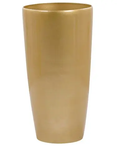 Plant Pot TSERIA 40 cm Gold - Garden & Balcony
