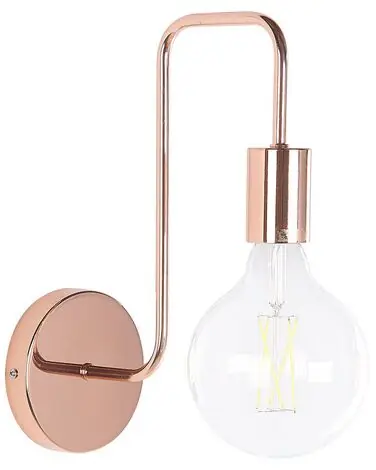 Wall Lamp SAVENA Copper Metal - Home Accessories