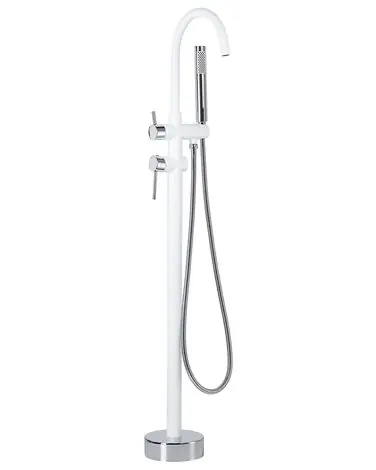 Grifo para bañera independiente TUGELA Blanco/Plateado - Baño