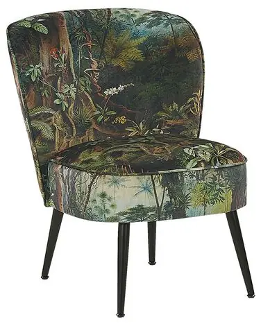 Armchair VOSS Fabric Dark Green - Living Room
