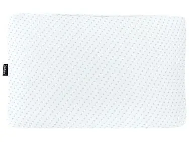 Bed Pillow MUIR Low Memory Foam 55 x 35 cm White - Home Accessories