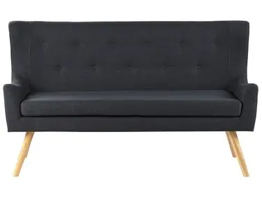 Banco de comedor 2 plazas SKIBBY Tela Negro - Sala de estar
