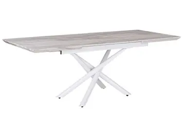 Mesa de comedor extensible MOIRA Blanco 160/200 cm 90 cm
