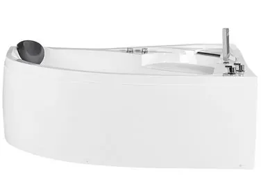 Bañera de hidromasaje LED esquinera NEIVA Izquierda 150 x 100 cm Blanco - Baño