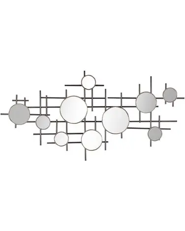 Wall Mirror IBOS 113 cm 55 cm Metal Black - Home Accessories