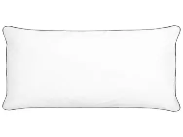 Bed Pillow PELISTER Low Microfibre 40 x 80 cm White - Home Accessories