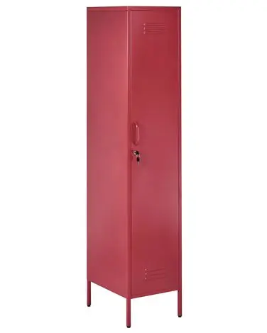 Storage Unit FROME Metal Red - Home Office