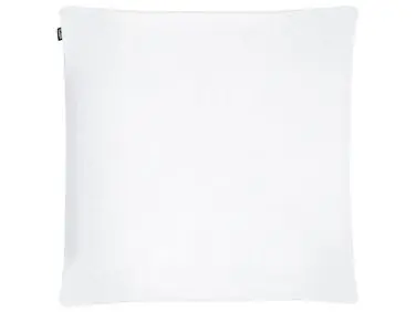 Bed Pillow FELDBERG High Duck Feathers and Down 80 x 80 cm White - Home Accessories