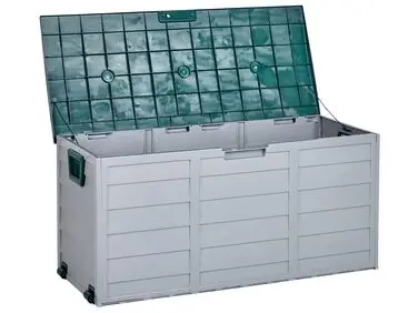 Arcón LOCARNO 112 cm 50 cm Verde - Jardín y balcón