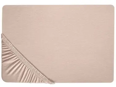 Sábana bajera HOFUF Algodón 180 x 200 cm Beige - Accesorios decorativos