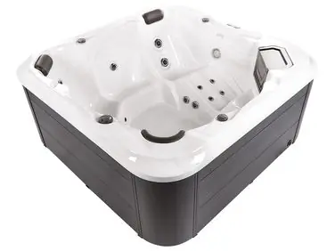 Bañera de hidromasaje LED exterior TULAROSA Blanco - Baño