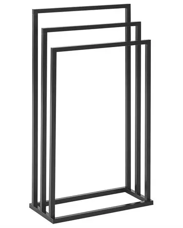 Toallero CHARRAS Metal Negro - Baño