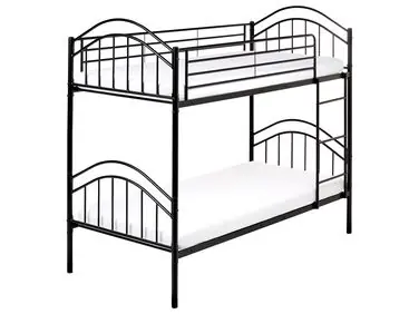 Litera Metal CHARTRES 90 x 200 cm Negro - Dormitorio