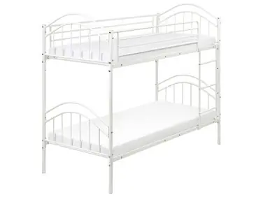 Litera Metal CHARTRES 90 x 200 cm Blanco - Dormitorio