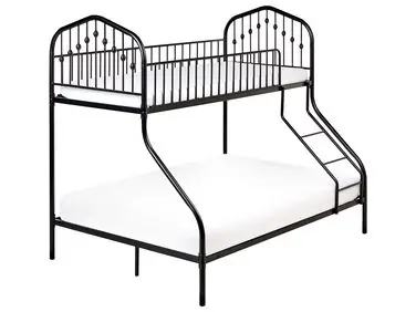 Litera Metal CHAMONIX 90/140 x 200 cm Negro - Dormitorio