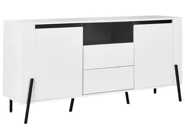 Aparador de 2 puertas BLACKPOOL Blanco - Sala de estar