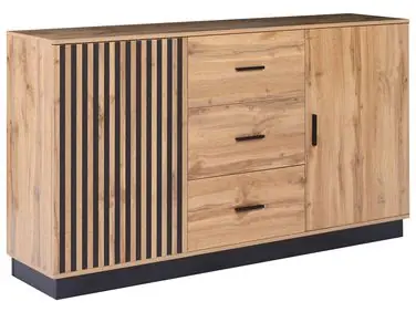 2 Door Sideboard MANAIA Brown - Living Room