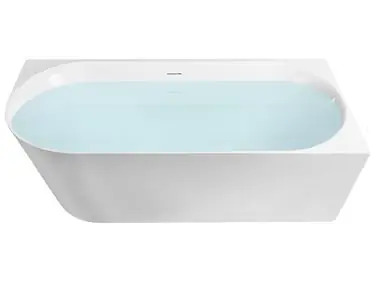 Bañera esquinera RENACA Izquierda 170 x 79 cm Blanco - Baño