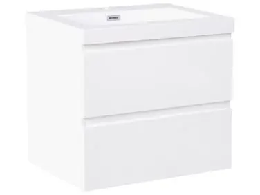 Wall Mounted Vanity Unit with Basin CARDIEL White - Bathroom