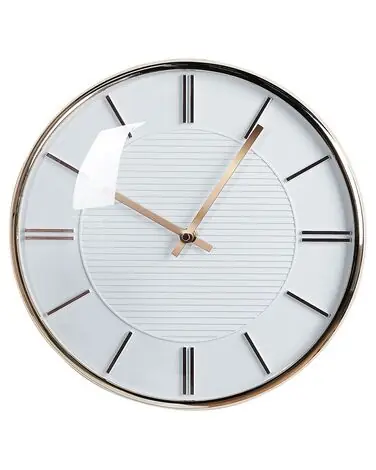 Wall Clock DAROCA 34 cm White - Home Accessories