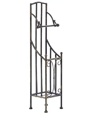 Portarrollos de baño BRISA Metal Negro - Accesorios decorativos