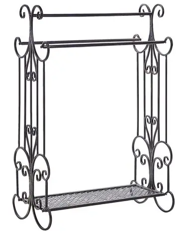 Toallero GLADIS Metal Negro - Baño
